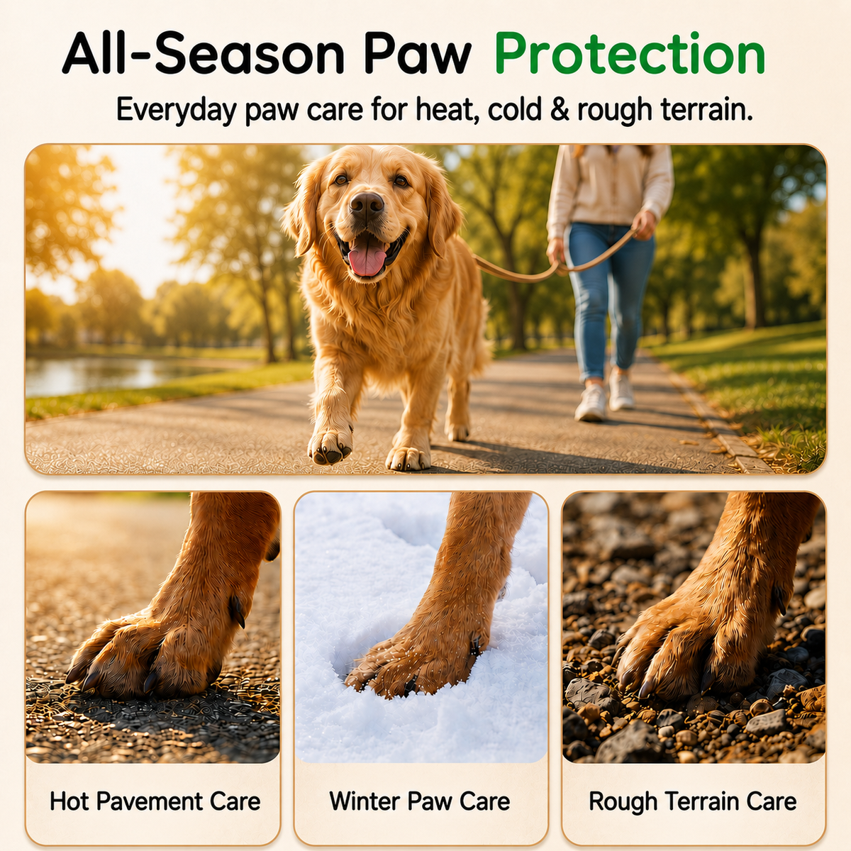 🐾 Paw Balm for Dogs & Cats – Gentle Care for Dry Paws & Nose