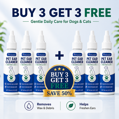 🐶 Pet Ear Cleaner for Dogs & Cats – Gentle Daily Ear Care