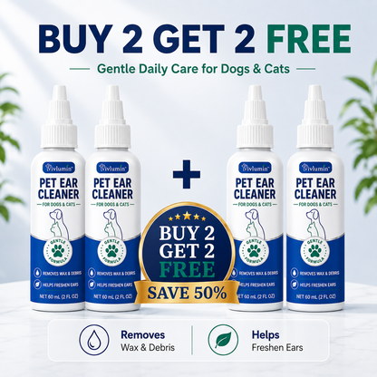 🐶 Pet Ear Cleaner for Dogs & Cats – Gentle Daily Ear Care