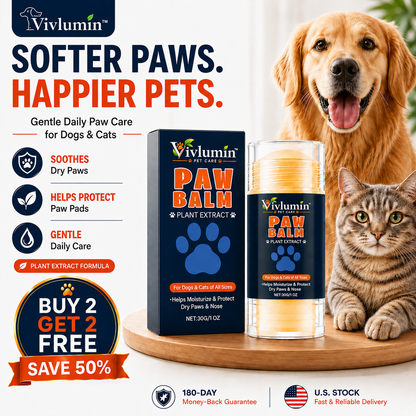 🐾 Paw Balm for Dogs & Cats – Gentle Care for Dry Paws & Nose
