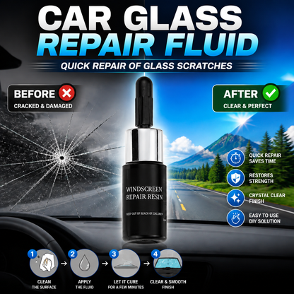 🚗 Easy DIY Windshield Crack Repair — Restore Clarity & Help Prevent Spreading