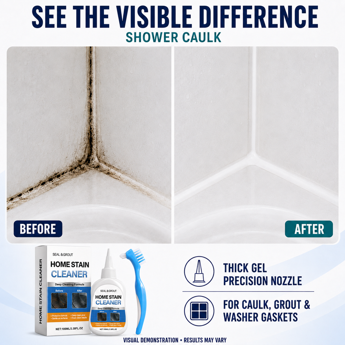 💥Limited-Time Offer - Mold & Mildew Remover Gel + Brush